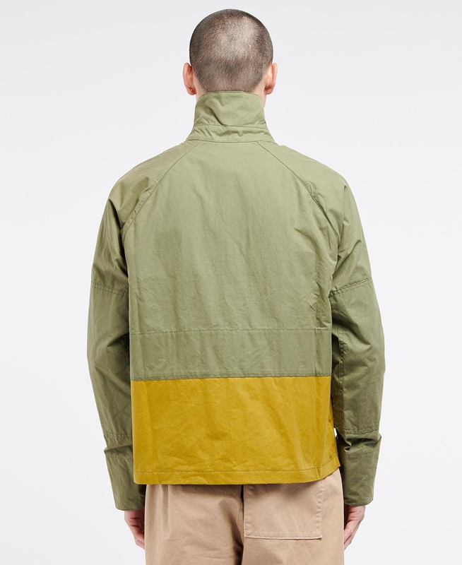 Barbour x Ally Capellino Hand Férfi Alkalmi Dzsekik Olivazöld | 587913-OXF