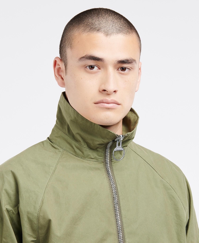 Barbour x Ally Capellino Hand Férfi Alkalmi Dzsekik Olivazöld | 587913-OXF