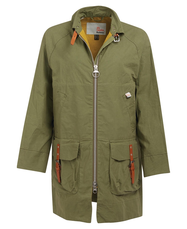 Barbour x Ally Capellino Step Női Alkalmi Dzsekik Zöld | 734590-AHB