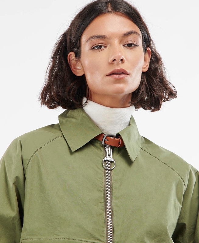 Barbour x Ally Capellino Step Női Alkalmi Dzsekik Zöld | 734590-AHB