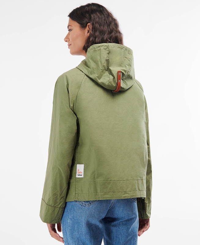 Barbour x Ally Capellino Tip Női Alkalmi Dzsekik Zöld | 061472-WTZ