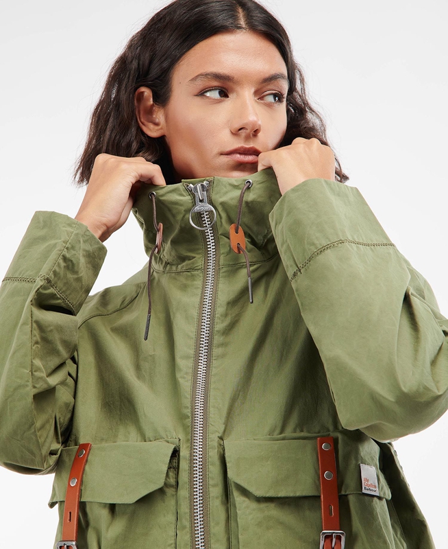 Barbour x Ally Capellino Tip Női Alkalmi Dzsekik Zöld | 061472-WTZ