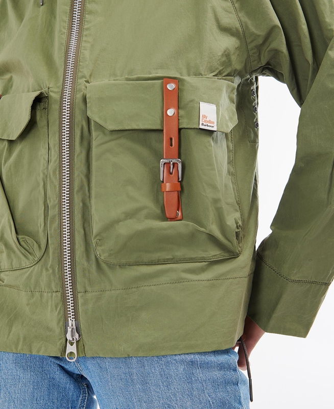 Barbour x Ally Capellino Tip Női Alkalmi Dzsekik Zöld | 061472-WTZ