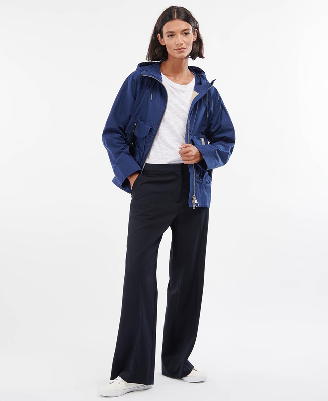 Barbour x Ally Capellino Tip Női Alkalmi Dzsekik Sötétkék | 923051-NTU